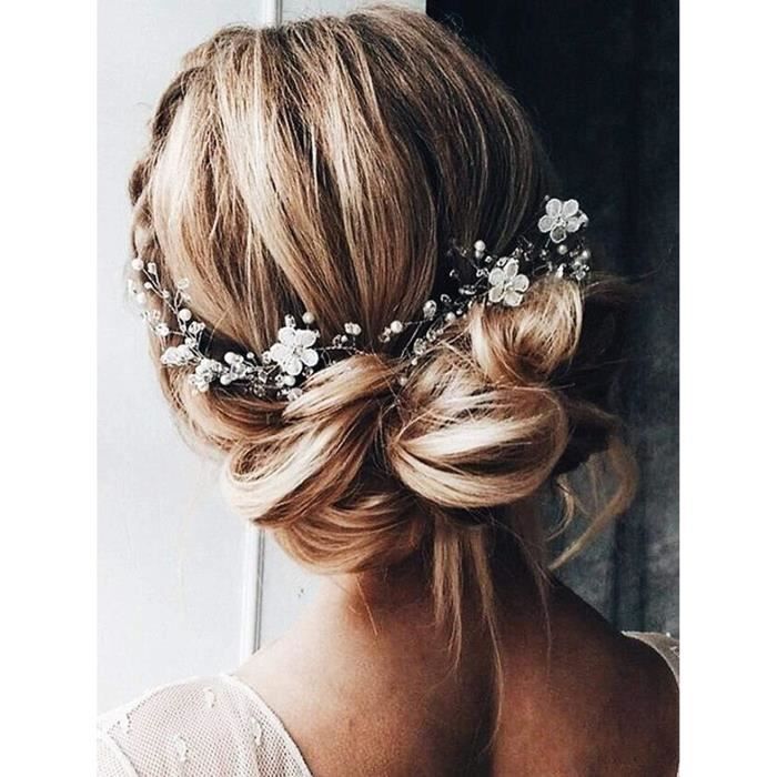Bijoux de tete mariage chignon outlet