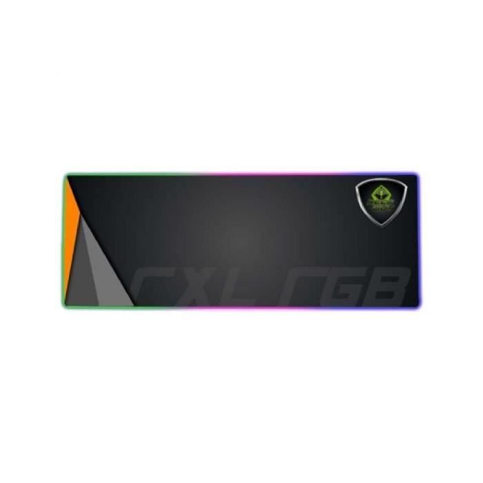 Tapis de gaming KeepOut RXL RGB 14 modes d'éclairage Surface en tissu doux Base en caoutchouc antidérapant 88x30x0 40 cm Neuf - vue 2