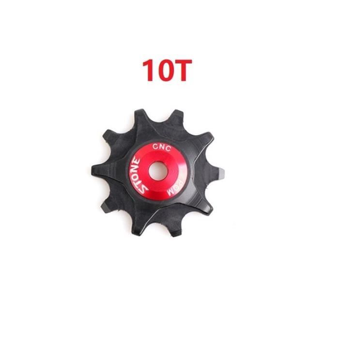 Roue de dérailleur arrière 10T pour vélo de montagne - Poulie de guidage - Accessoires de vélo - Poulie de dérailleur durable - 12 t
