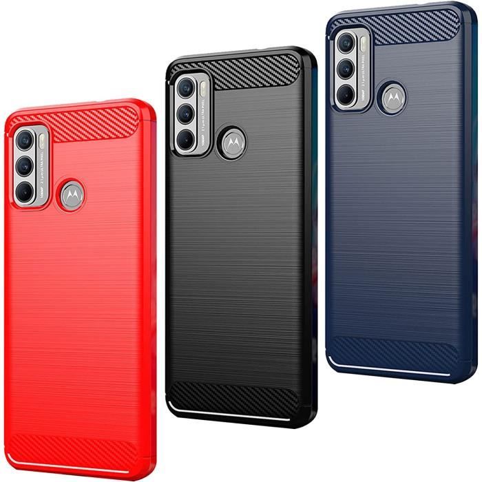 LCEHTOGYE Custodia per Nokia C12, PU Case Staffa Cover + 2 Pellicola Protettiva in Vetro Temperato per Nokia C12 -QKXNPT- Rosso2