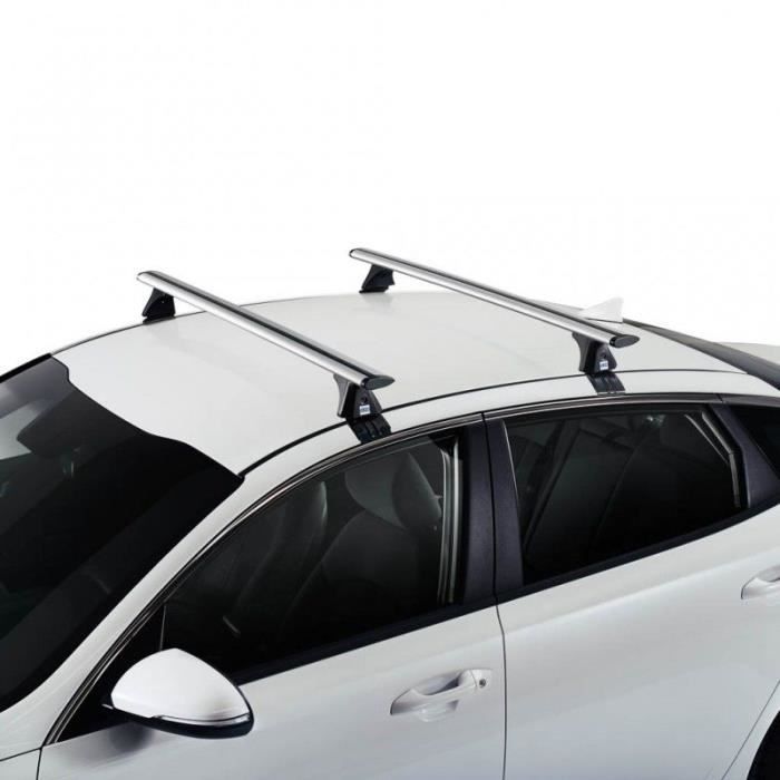 Jeu de 2 Barres de toit Aluminium pour Toyota Hilux Double Cab de 2005 à 2016