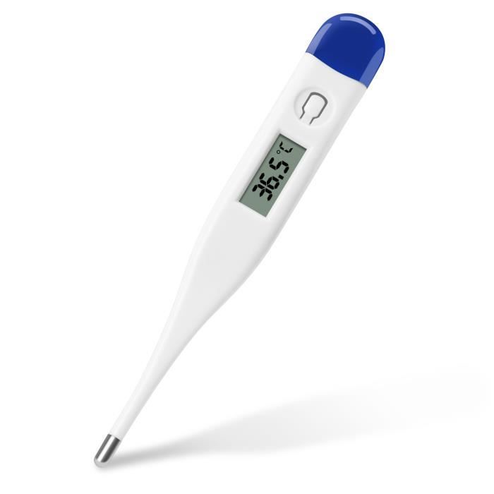 Thermomètre médical digital écran LCD bebe enfant adulte fièvre température