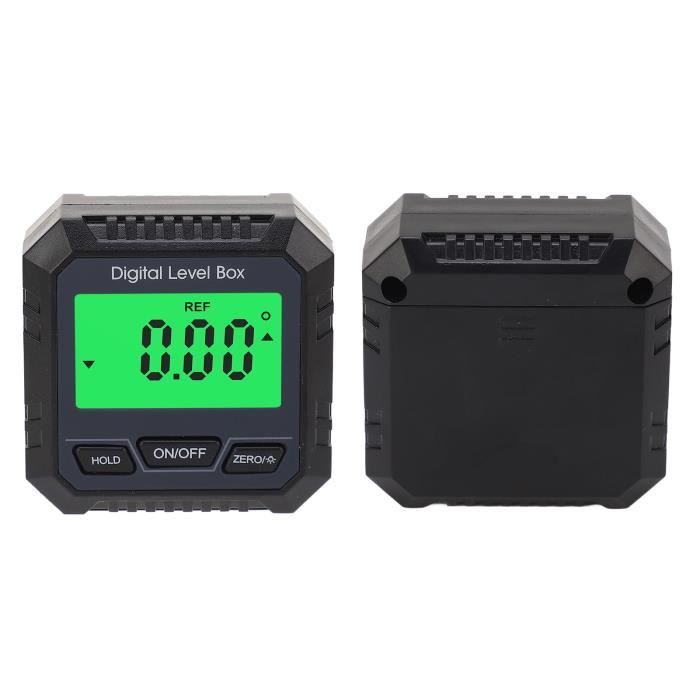 Détecteur D'Angle Numérique Magnétique - Inclinomètre Mini - Aluminium - Écran LCD - IP67 - Pour Bricolage, Construction