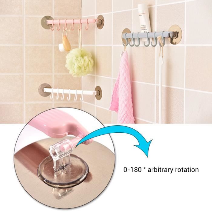 Lot De 4 Portemanteaux Muraux 6 Crochets – Acier Inoxydable Argenté, 32 Cm, Pour Entrée, Salle De Bain