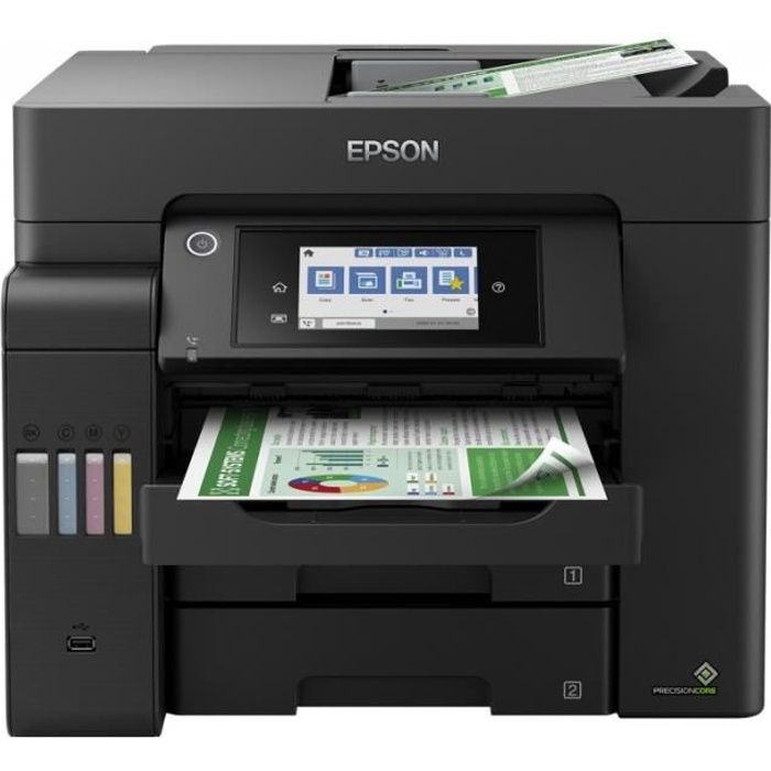 Imprimante jet dencre couleur multifonctionnel EPSON EcoTank L6550 – Recto-verso – ADF – Sans fil – A4