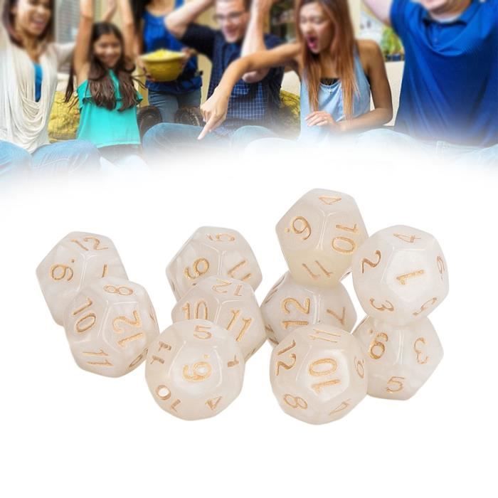 Lot de 40 Dés à jouer - VGEBY - Jeu de société - Rouge - Angles
