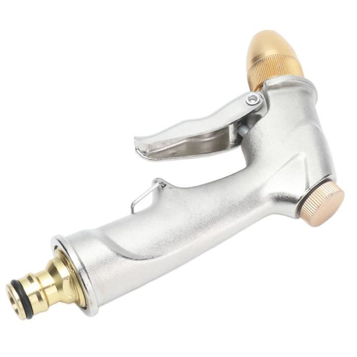 Buse De Pulvérisation De Jardin En Alliage De Zinc, Réglable, 12.7 Cm, Antifuite - Pour Arrosage Et Nettoyage