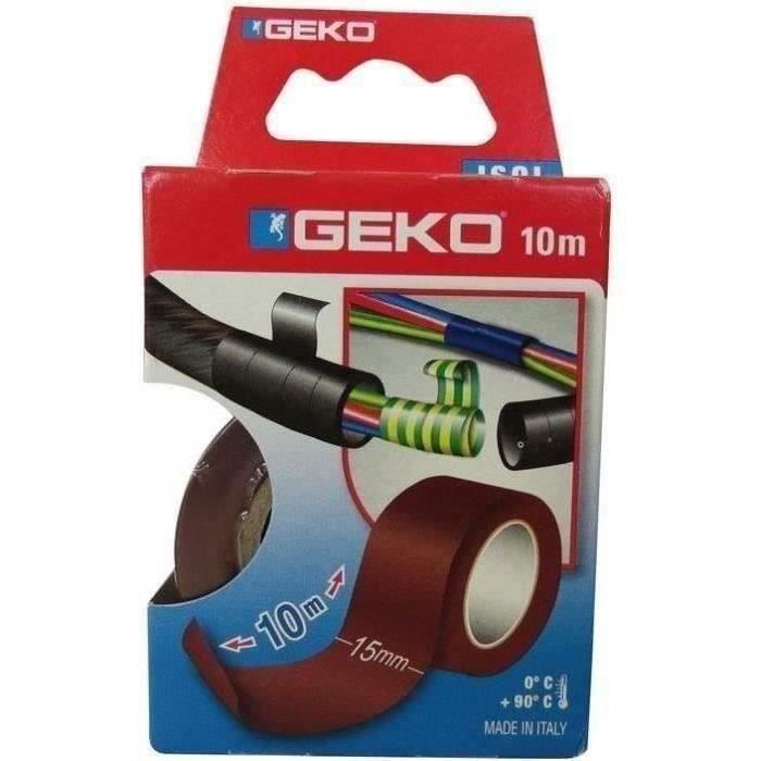 GEKO - Adhésif isolation 15mmx10m marron
