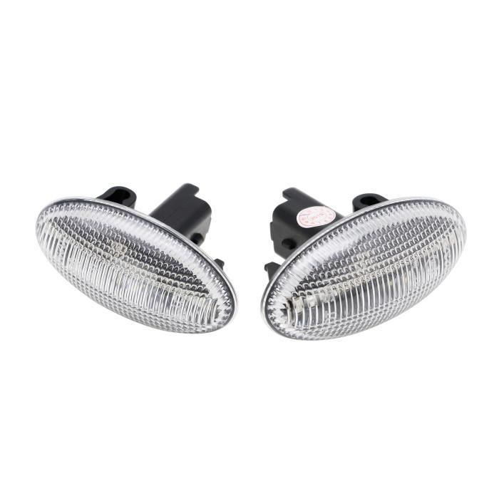 Peugeot 206 206CC 407 607 Clignotants Latéraux Répétiteurs Noir Fumé À LED