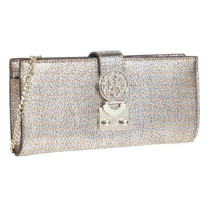 pochette guess blanche