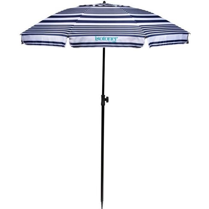 Tableau De Plage Rond De 180 Cm Avec Poteau En Acier Et Tissu De Polyester Hauteur 2 MT Green Beach