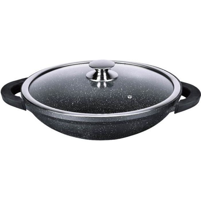 KAMBERG Wok 32 Cm Fonte D'alu 