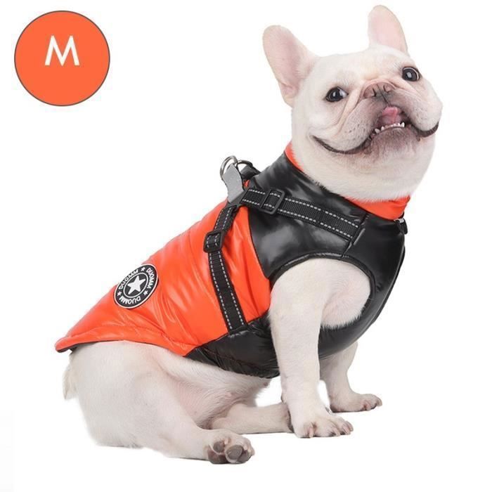 Comparer les prix de Manteau Chien - LEOCLOTHO - Taille 1.5-10kg - Orange - Imperméable - Chihuahua, Yorkshire
