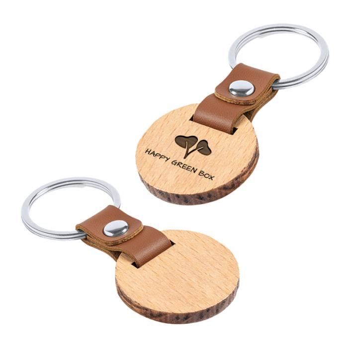 Porte-clés Personnalisable Avec Photo - Double Face Gravée - Acier Inoxydable - Cadeau Personnalisé Pour Famille, Amis - 8