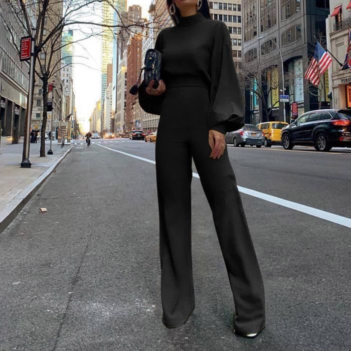Combinaison pantalon femme online manches longues