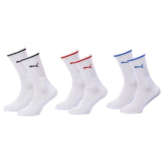 Chaussettes courtes unisexes PUMA (lot de 6 paires)