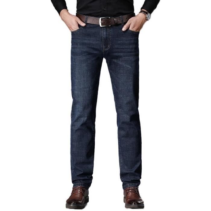 Pantalon Homme IZOD Coupe Droite Stretch Beige Taille W36 L30 - 5 Poches