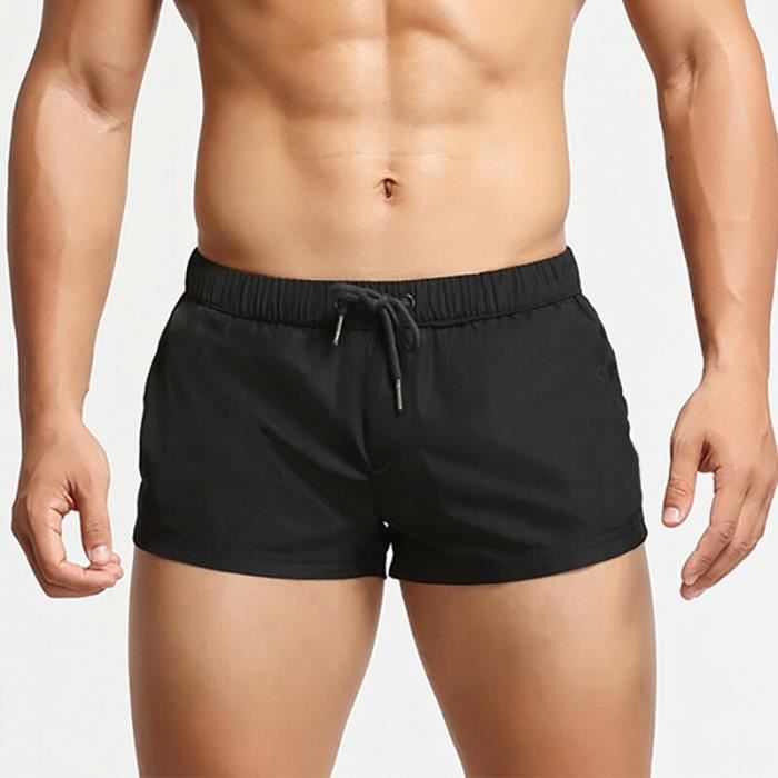 Short,Mini Boxer en maille respirante pour homme, short de sport