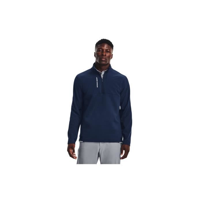 Sweat Homme Under Armour Storm Daytona Half Zip 1373409 408 Bleu