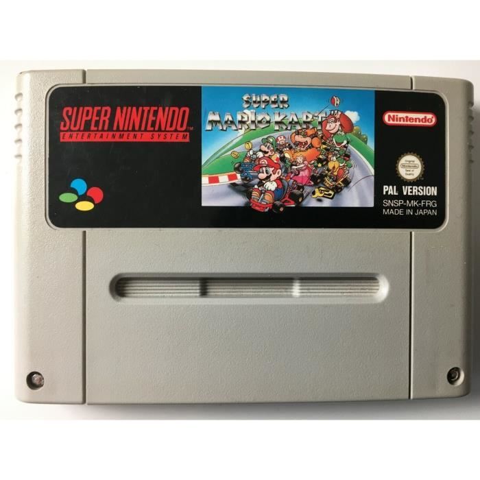 Jeu Super Mario Kart Sur Super Nintendo Nes