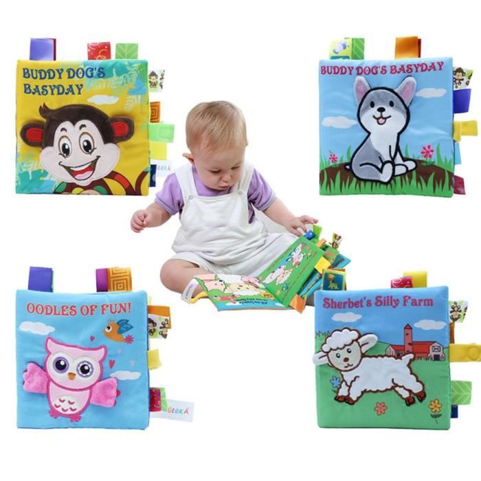 4 Pcs Animaux Tissu Livre Infantile Bebe Education Precoce Bebe Apprentissage Et Education Animaux Broderie Livres En Tissu Anglai Cdiscount Jeux Jouets 4 Pcs Animaux Tissu Livre Infantile Bebe Education Precoce Bebe Apprentissage Et Education Animaux Broderie Livres En Tissu Anglai Cdiscount Jeux Jouets