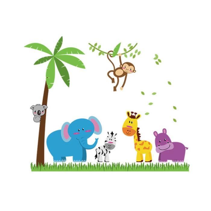 Cbggq Stickers Muraux Animaux Enfants Amovibles Pour Enfants Motif Animaux De Dessin Anime Decoration Murale Chambre Bebe Pepiniere Enfant Ensemble De Animal Cuisine Et Maison Decoration De Chambre D Enfant Agri Khoramdareh Ir