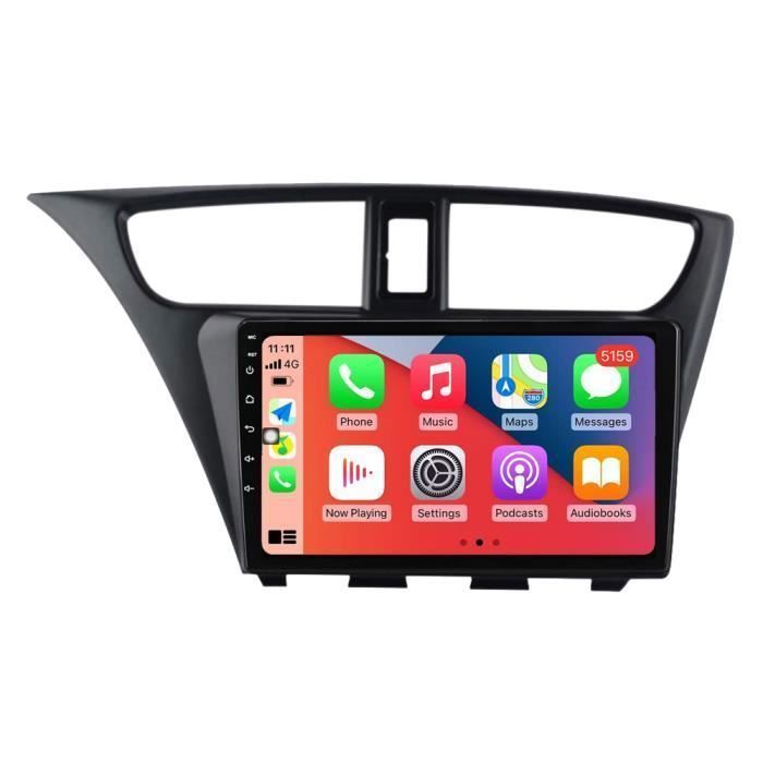 Autoradio GPS Bluetooth pour Honda Civic Hatchback 2012 - 2017 CarPlay  Android Auto Radio Stéréo Navigation Écran Tactile - Cdiscount Auto