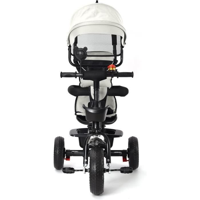 Tricycle Évolutif 4-en-1 Enfant - Siège Réversible, Poussette Convertible Et Design Rose | Parfait De 18 Mois à 4 Ans