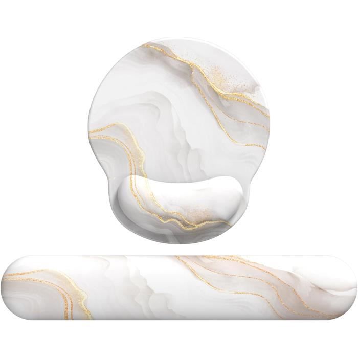 Tapis De Souris Ergonomique Avec Repose-Poignet Cloud - Ensemble Clavier Souris Et Sous-Verre