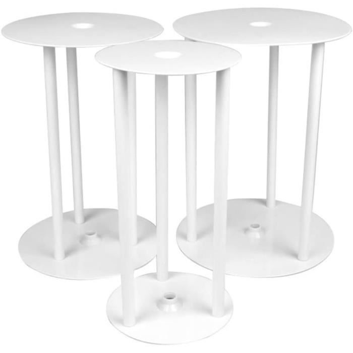 Tiges Transparentes Pour Gâteau à étages - 8 Et 12 Pouces, En Plastique, Neuves