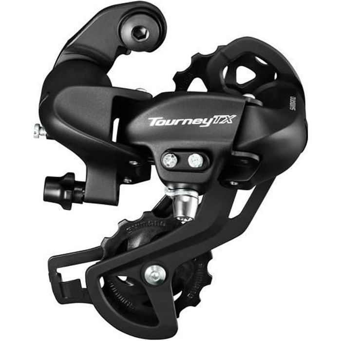 Dérailleur arrière Shimano Trouney - Noir - 7/8 vitesses - Adulte Mixte