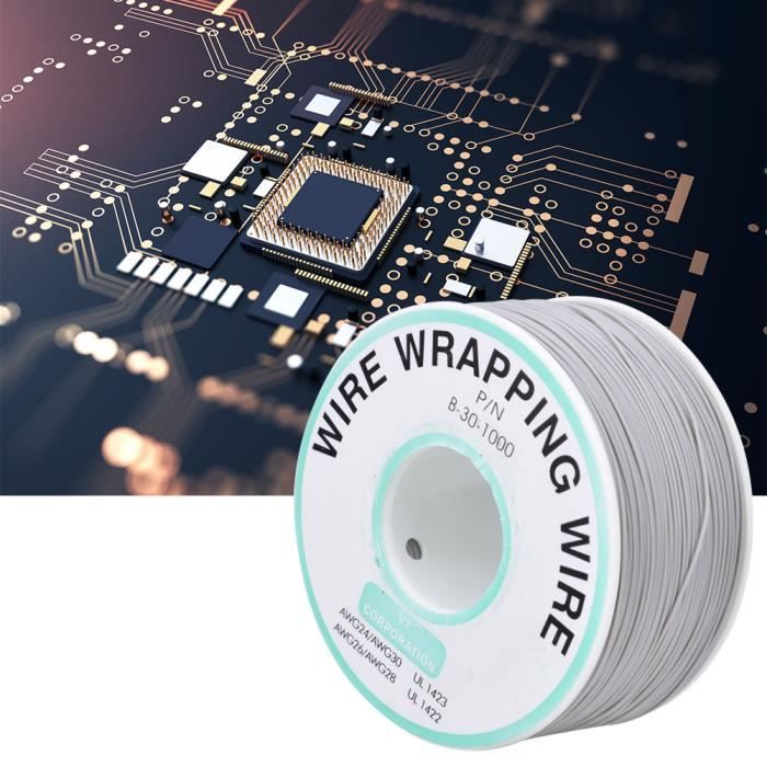 Fil De Soudure Orange 30AWG - 300 M, Cuivre Étainé, Pour Réparation Électronique (PC, Écrans)
