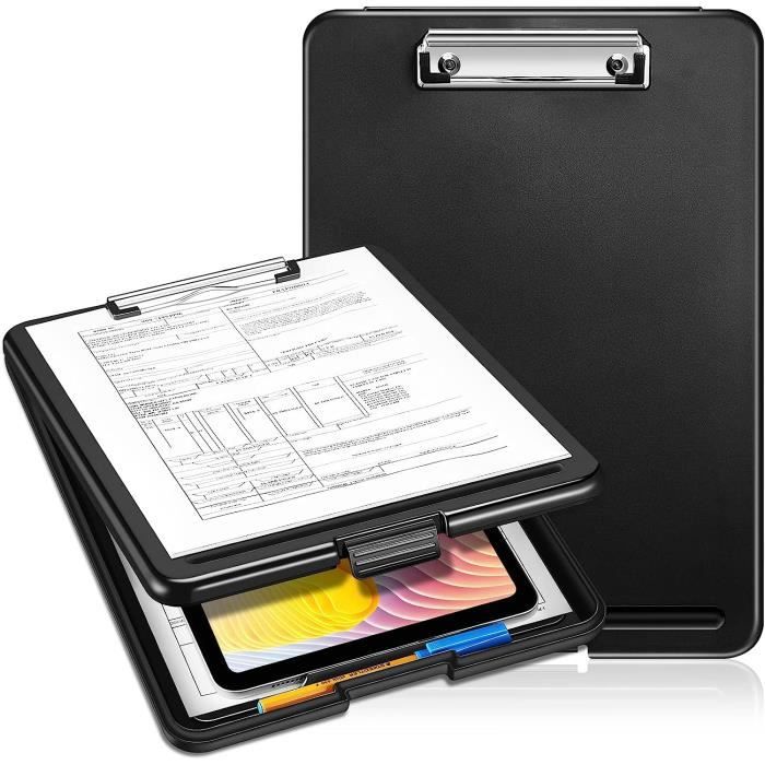 Presse-papiers étanche A4 - Porte-documents Transparent Pour Extérieur - Protection Pluie Et Vent - 2