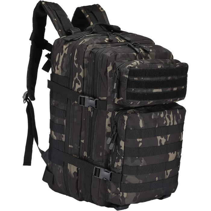 Sac à dos,Grand sac à dos militaire tactique pour hommes, capacité de