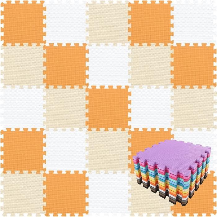Qqpp EVA Puzzle Tapis Mousse Bebe - Idéal pour Les Tapis De Jeux Enfant