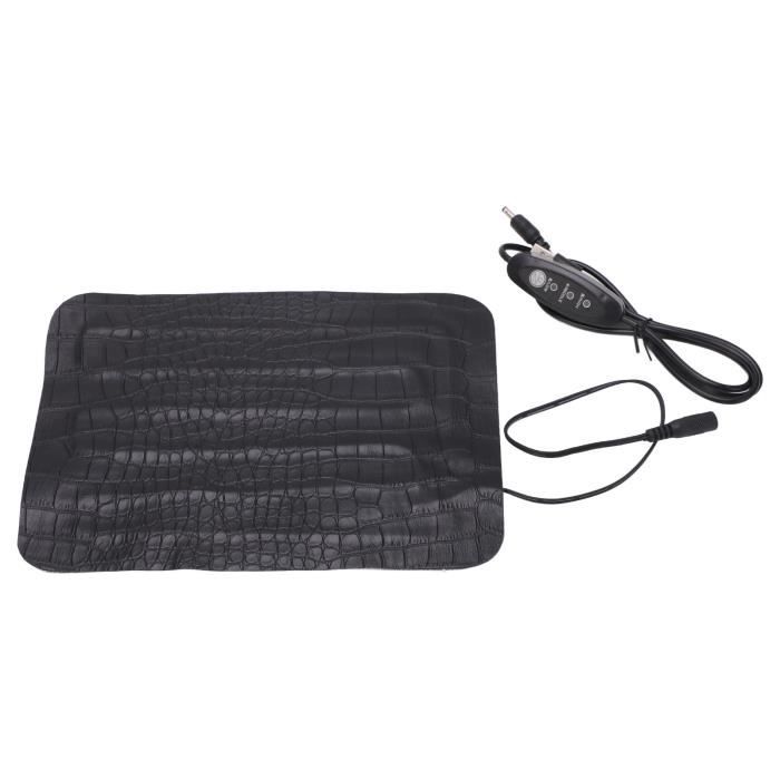 Kadimendium Lot De 4 Tapis Chauffants Silicone 12V 7.5W 50×50 Mm – Coussin Chauffant Flexible Max 200°C Pour Baril, Réptiles, DIY
