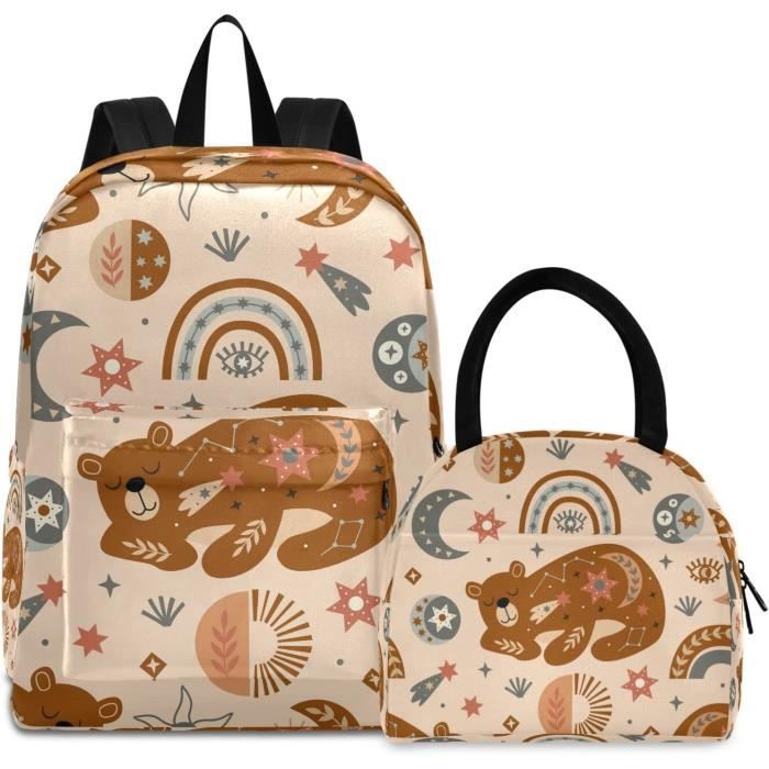 Ensemble Sac à Dos Et Sac De Sport American Tourister - Couleur Orange, Polyester