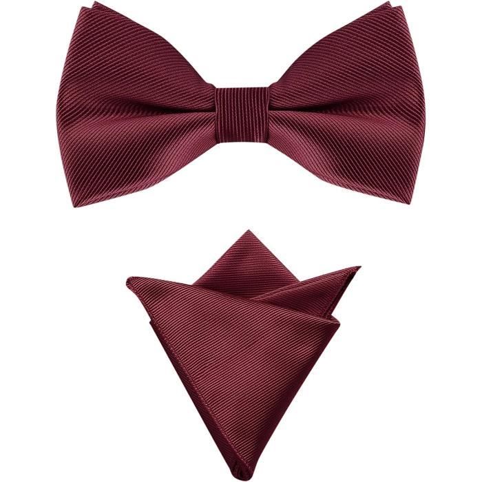 Nœud Papillon Homme Allegra K - Pré-noué, Polyester, Adjustable, Plusieurs Couleurs Classiques
