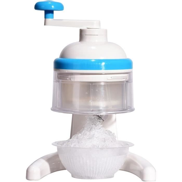 Broyeur à Glace Manuel Portable - Lame Acier Inoxydable Pour Glace Pilée Maison Et Commerce