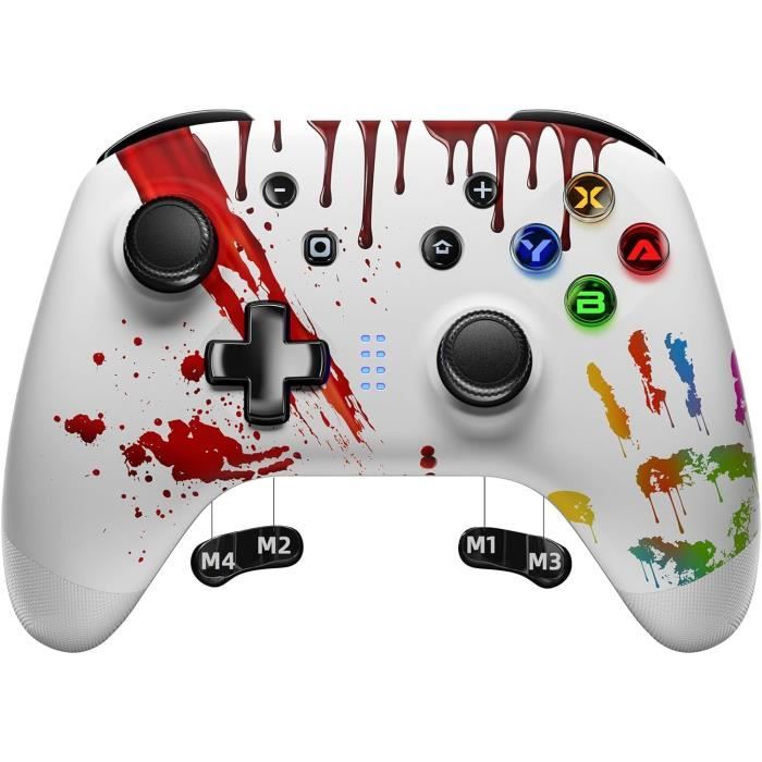 Manette Switch Pro Sans Fil Bluetooth - Compatible Switch, PC, Linux - Vibrations - Neuf