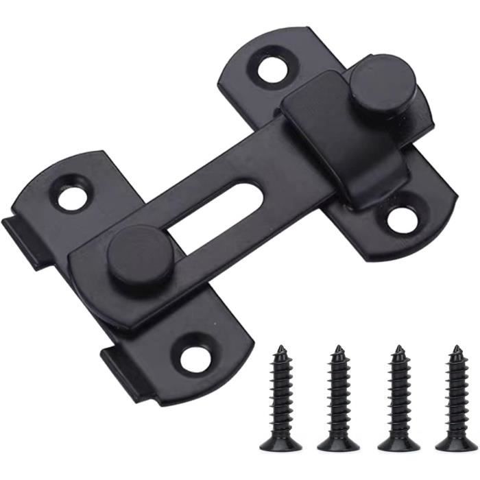 Lot De 5 Serrures à Crochet Et œil 6 Pouces - Noir - Sécurité Porte