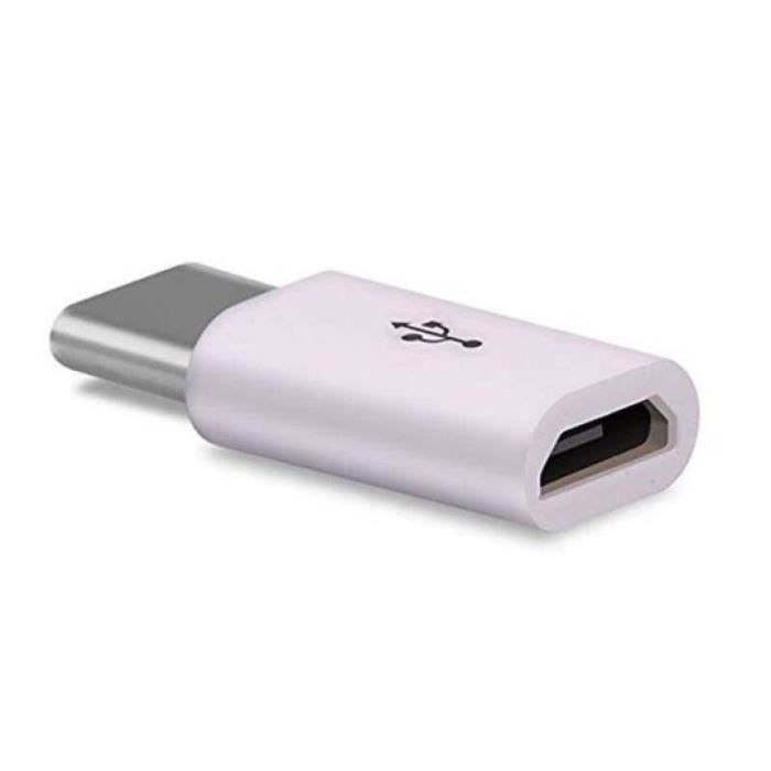 Lot De 4 Adaptateurs USB-C Mâle Vers Micro-USB 2.0 – Universel, Compatible Téléphones, Tablettes, Ordinateurs Portables - 5