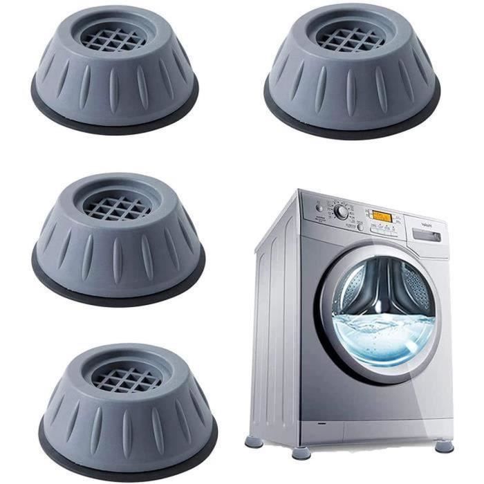 Pied Machine a Laver Anti Bruit, 4PCS Patin Anti Vibration Lave Linge  Antidérapants et Réduisant, pour Machines à laver, Sèche-linge,  Réfrigérateurs, Tampons À Pied Machine À Laver