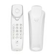 Téléphone fixe Alcatel Temporis 10 - Blanc - Diode lumineuse - Touche Bis - Fixation murale possible-1