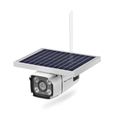 Solaire Caméra de Surveillance 1080P 4G Caméra Mode Jour-Nuit,Caméra IP Panneau Alimentée Étanche CCTV Support SIM TCP-IP P2P-1