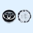 Centre Roue 4×OD62mm Toyota Cache Moyeux Pour Badge Logo Noir-1