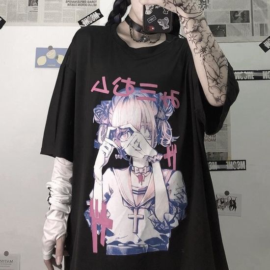 T shirt on sale manga femme