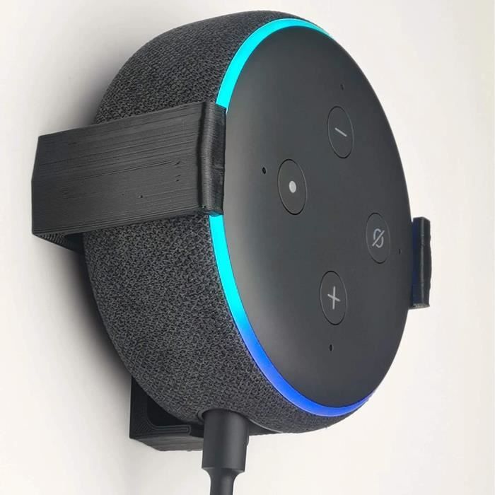 SPORTLINK – support mural de 3e génération pour Alexa Echo Dot, cintre de  sortie avec cordon, accessoires
