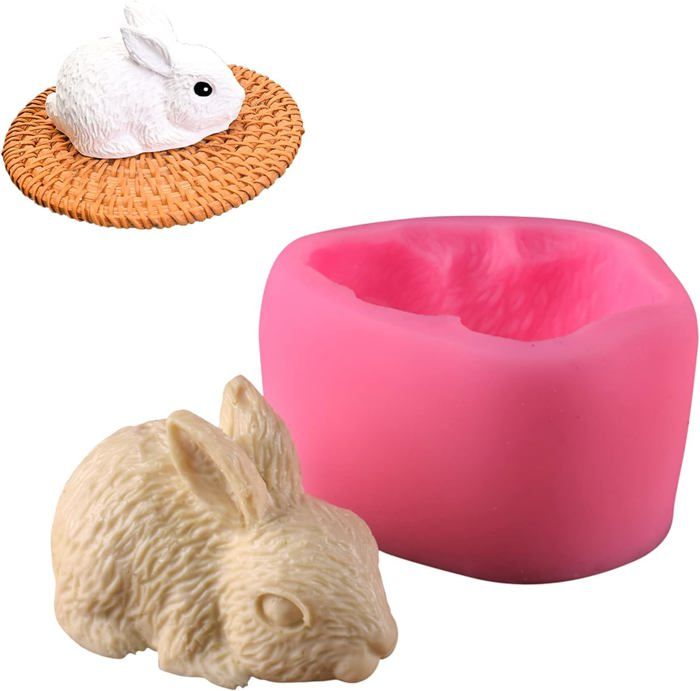 Moule Paques, Moule Lapin de Paques, Moule Oeuf de Paques, Moule Chocolat Paques, Moule à Gâteau Oeuf Lapin Pâques, Moule à Pâtisserie en Silicone, Moules Silicone DIY Chocolats, Bonbons, Gâteau