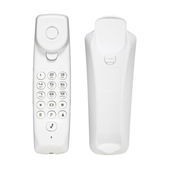 Téléphone fixe Alcatel Temporis 10 - Blanc - Diode lumineuse